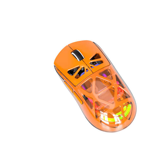 Tri-Mode Wireless Gaming Mouse with RGB Backlight and Adjustable DPI