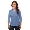 thumbnail image 1 of Tri-Mountain Allure 133 Cotton Fashion Jersey, X-Large, Lilac/White, 1 of 2