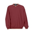 thumbnail image 1 of Tri-Mountain Atlantic 2560 Peached Microfiber Windshirt, 4X-Large, Maroon/Khaki, 1 of 2