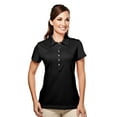 thumbnail image 1 of Tri-Mountain Attraction 181 Cotton Polo Shirt, X-Small, Black, 1 of 2