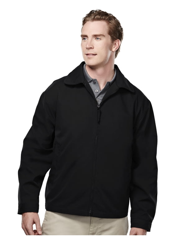 Avenue 2990 soft twill polyester jacket, X-Large Tall, Black