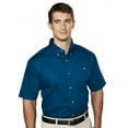 thumbnail image 1 of Tri-Mountain Director 808 Cotton Short Sleeve Twill Shirt, X-Large, Mountain Blue, 1 of 2