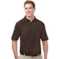 thumbnail image 1 of Tri-Mountain Endurance 107 Waffle Knit Golf Shirt, 4X-Large, Brown, 1 of 2