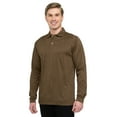 thumbnail image 1 of Tri-Mountain Gold Gallant Long Sleeve K209LS Polo Shirt, Medium, British Tan, 1 of 2