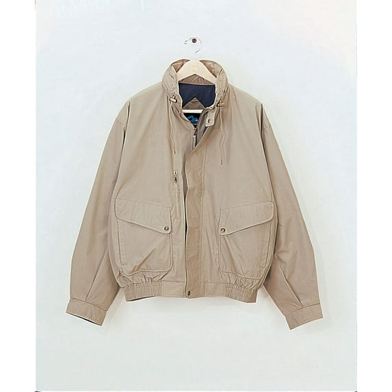 Tri-Mountain High Peak 5400 poplin lining jacket, Medium, Khaki/Navy