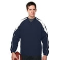 thumbnail image 1 of Tri-Mountain Hiro 2630 V-neck Long Sleeve Wind Shirt, Medium, Navy/White, 1 of 2
