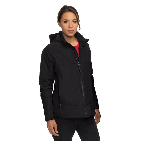 Tri-Mountain Lady Edge JL8920 Womens Nylon Jacket - Black/Black - Small