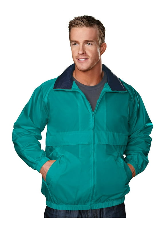 Tri-Mountain Men’s Windbreaker Jacket Regular & Big & Tall S to 6X Water Resistant Coat
