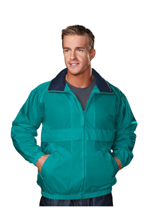 Tri-Mountain Men’s Windbreaker Jacket Regular & Big & Tall S to 6X Water Resistant Coat