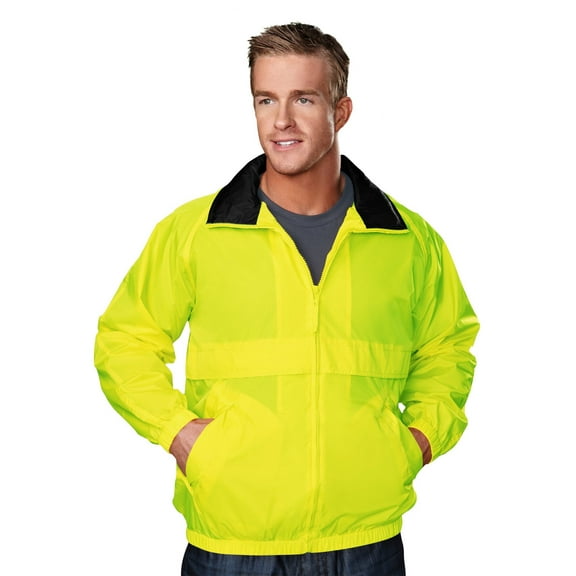 Tri-Mountain Men’s Windbreaker Jacket Regular & Big & Tall S to 6X Water Resistant Coat