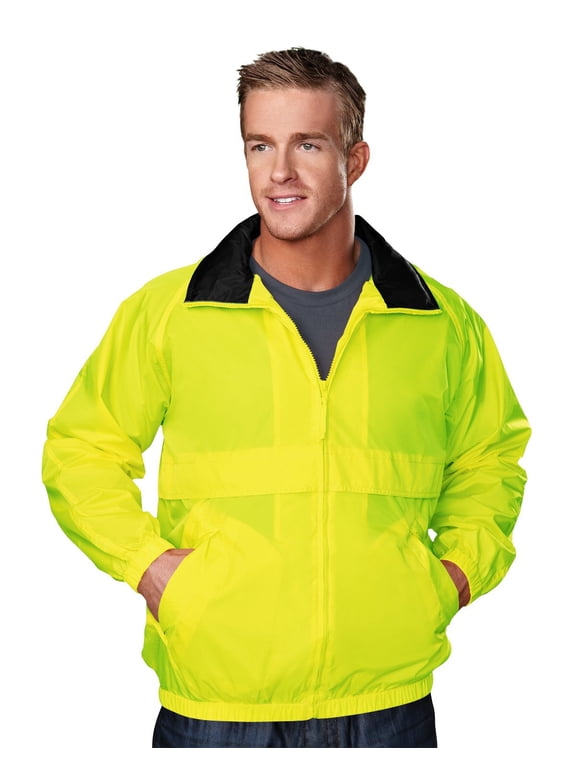 Tri-Mountain Men’s Windbreaker Jacket Regular & Big & Tall S to 6X Water Resistant Coat