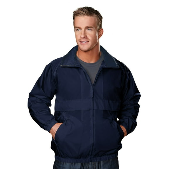 Tri-Mountain Men’s Windbreaker Jacket Regular & Big & Tall S to 6X Water Resistant Coat