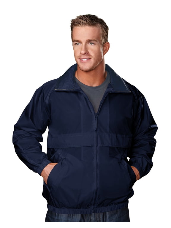 Tri-Mountain Men’s Windbreaker Jacket Regular & Big & Tall S to 6X Water Resistant Coat