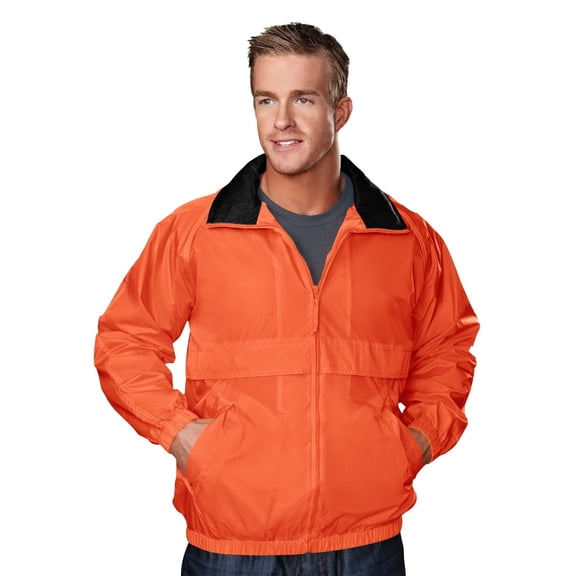 Tri-Mountain Men’s Windbreaker Jacket Regular & Big & Tall S to 6X Water Resistant Coat