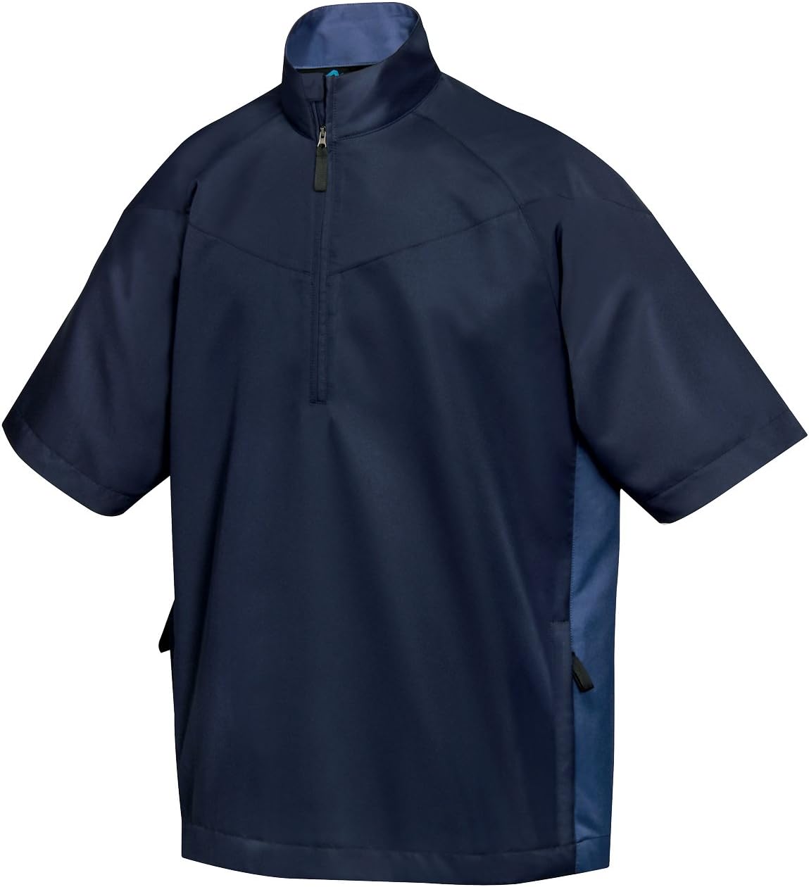 Tri Mountain Men s Windproof Water Resistant WindShirt 1 2 Zip Short Sleeve Shirt Jacket