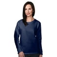 thumbnail image 1 of Tri-Mountain Outlook 672 Crewneck Sweatshirt, Small, Navy, 1 of 2