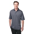 thumbnail image 1 of Tri-Mountain Performance Innovate K411 Short Sleeve Golf Shirt, Small, Gray, 1 of 2