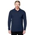 thumbnail image 1 of Tri-Mountain Performance K020PLS Vital Pocket Long Sleeves Shirt, X-Large Tall, Navy, 1 of 2