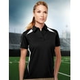 thumbnail image 1 of Tri-Mountain Performance Lady Lightning KL119 Birdeye Polo, 2X-Large, Black/White, 1 of 2