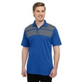 thumbnail image 1 of Tri-Mountain Performance Streak K025 mini-pique polo Shirt, X-Large, Royal/Gray/Royal, 1 of 1
