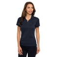 thumbnail image 1 of Tri-Mountain Performance VISION 156 UltraCool Pique Y Neck Polo Shirt, 4X-Large, Navy, 1 of 2