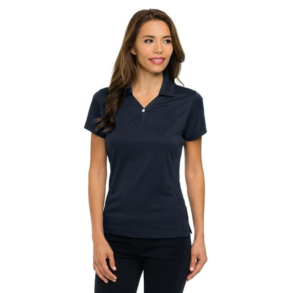 Tri-Mountain Performance VISION 156 UltraCool Pique Y Neck Polo Shirt, 4X-Large, Navy