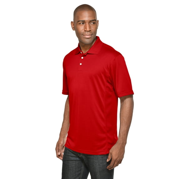 Tri-Mountain Performance Vigor 158 UltraCool Pique Golf Shirt, 5X-Large Tall, Red