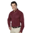 thumbnail image 1 of Tri-Mountain Professional 770 Stain Resistant Twill Shirt, 6X-Large Tall, Maroon, 1 of 2