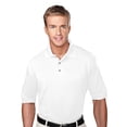 thumbnail image 1 of Tri-Mountain Profile 105 Short Sleeve Pique Golf Shirt, 4X-Large, White, 1 of 2