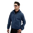 thumbnail image 1 of Tri-Mountain Racewear CF-I 1730 Rib Stop water resistant hoody jacket, 2X-Large, Navy/Slate Blue, 1 of 2