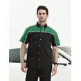 thumbnail image 1 of Tri-Mountain Racewear Downshifter 908 Twill Shirt With Piping, 4X-Large, Kelly Green, 1 of 2