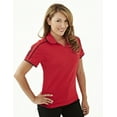 thumbnail image 1 of Tri-Mountain Racewear Tach 204 Poly UltraCool Mesh Polo Shirt, Small, Red/Black, 1 of 2