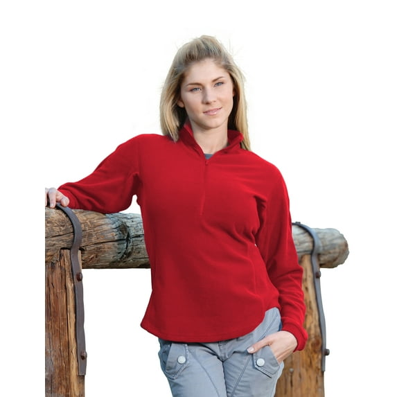Tri-Mountain Realm 7030 Anti-pilling Dobby Fleece Jacket, 2X-Large, Rouge