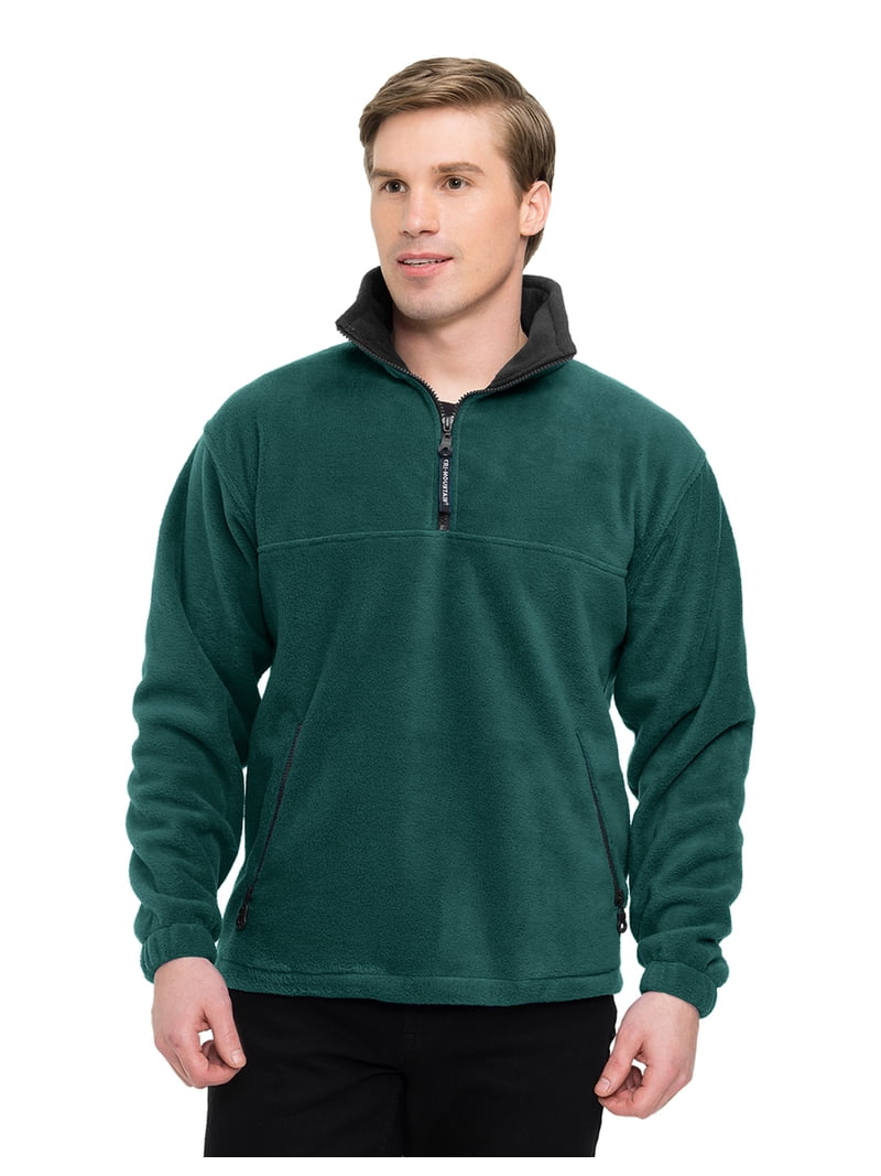 Tri-Mountain Viking 7550 Panda Fleece 1/4 Zip Pullover, Large Tall
