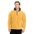 thumbnail image 1 of Tri-Mountain Viking 7550 Panda Fleece 1/4 Zip Pullover, X-Small, Yellow Gold/Black, 1 of 2