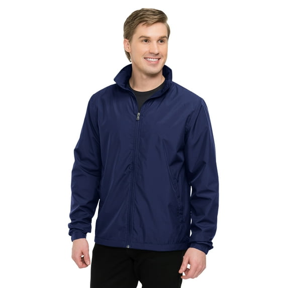 Tri-Mountain Vital LWJ J1400 Mens Polyester Full Zip Jacket - Navy - 3X-Large Tall