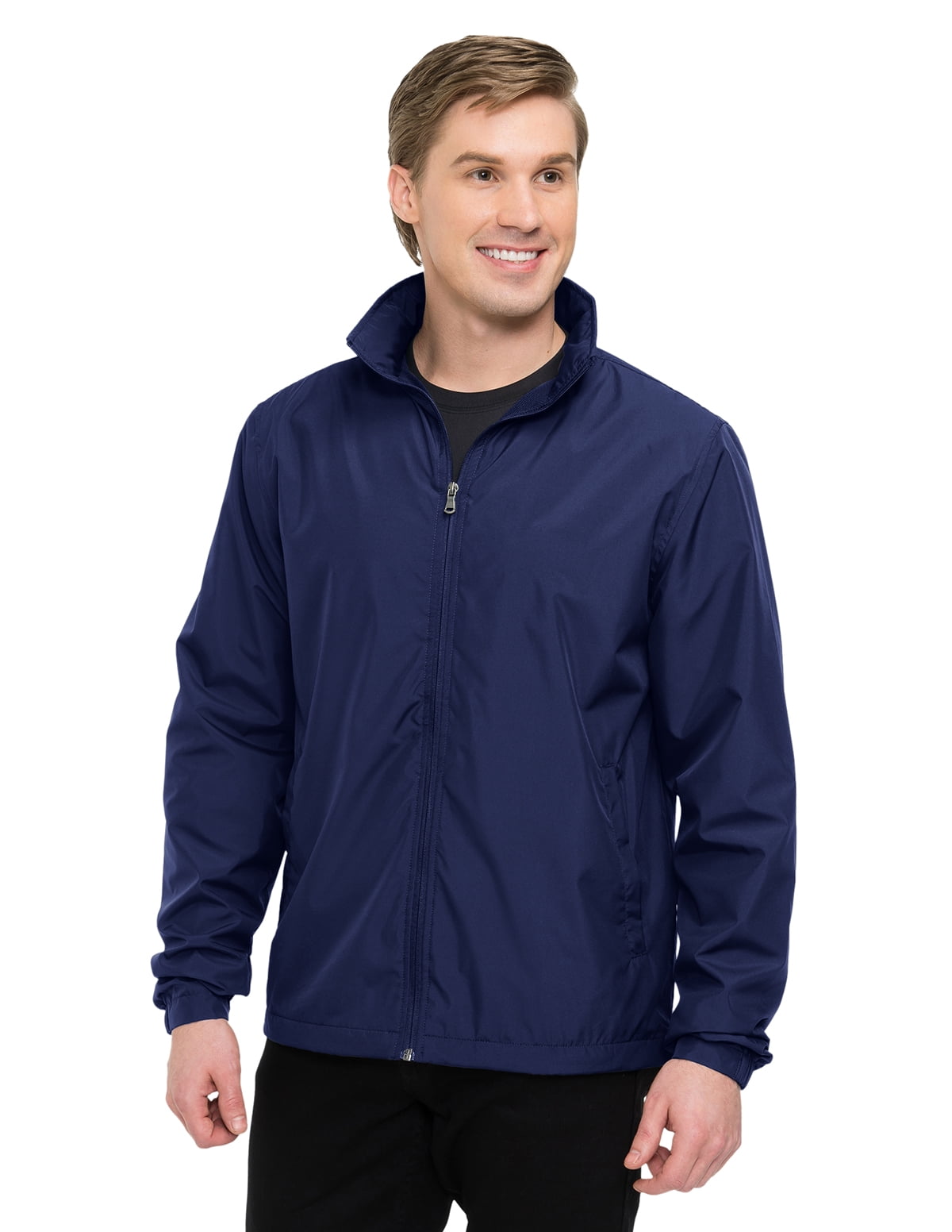 Tri-Mountain Vital LWJ J1400 Mens Polyester Full Zip Jacket - Navy 