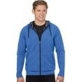 thumbnail image 1 of Tri Moutnain Men's Tri Blend French Terry Hoodie Kangaroo Pocket Zip Sweatshirt 2x 3x 4x, 1 of 6