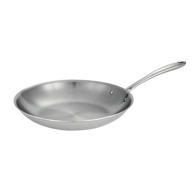 Whole body Tri-Ply Stainless Steel Frying Pan set, 8”/10”/12