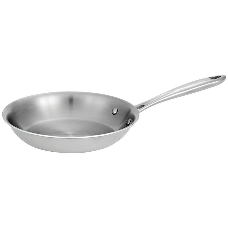 Tramontina Professional Shallow Stainless Steel Frying Pan Triple