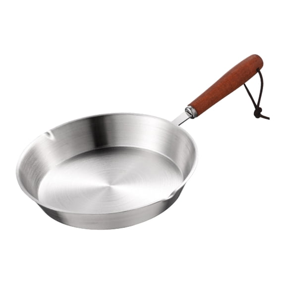 Tri-Ply Stainless Steel 6.6 Inch Omelet Pans, Small Frying Pan Compatible with All Cooktops ,Oven Safe Mini Skillet