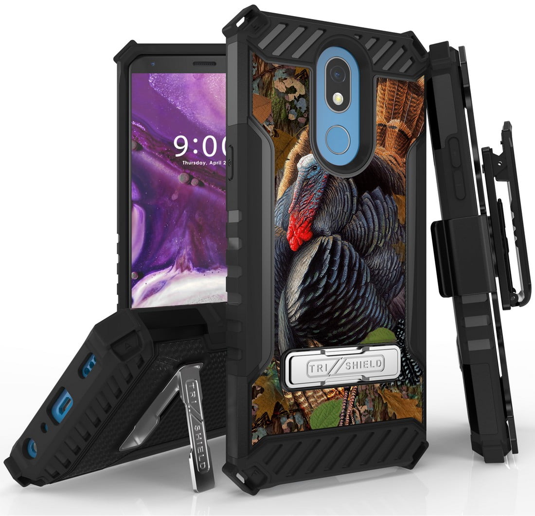 Tri-Shield [HUNTER SERIES] Rugged Case Metal Kickstand Cover + Belt ...