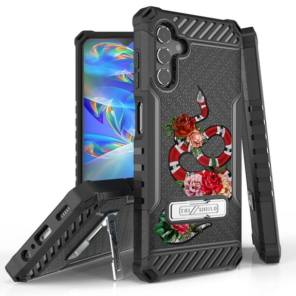 Tri Shield Rugged Cover Designed For Samsung Galaxy A13 5G Case Black/Black