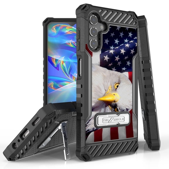 Tri Shield Rugged Cover Designed For Samsung Galaxy A13 5G Case Black/Black