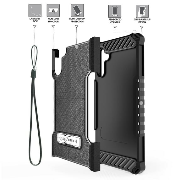 Tri Shield Rugged Cover Designed For Samsung Galaxy A13 5G Case Black/Black