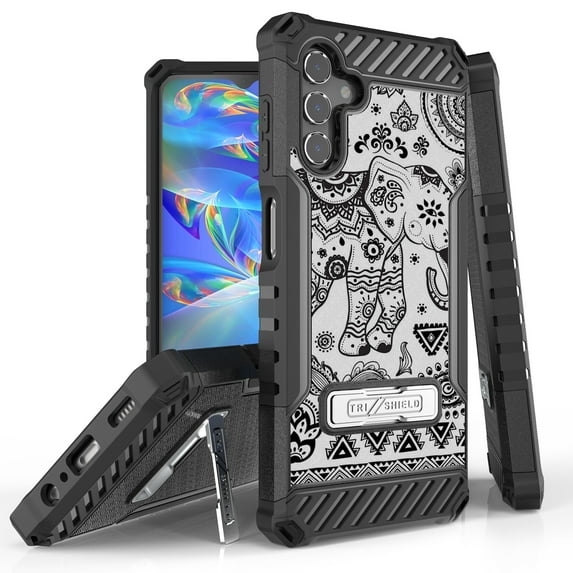 Tri Shield Rugged Cover Designed For Samsung Galaxy A13 5G Case Black/Black