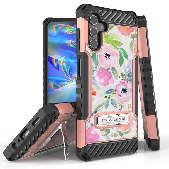 Tri Shield Rugged Cover Designed For Samsung Galaxy A13 5G Case Rose Gold/Black