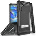 thumbnail image 1 of Tri-Shield Series for Samsung Galaxy A13 5G Case, Tri-Shield [Military Grade] Rugged Cover with Metal Kickstand [Includes Wrist Strap Lanyard] - Black, 1 of 9