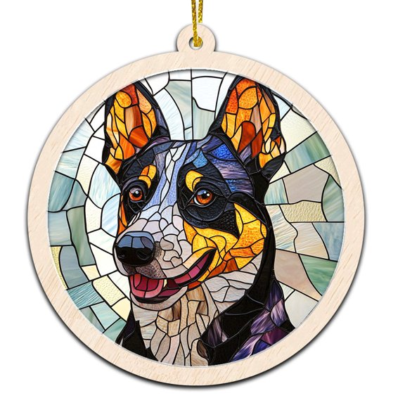 Tri Stained Glass Suncatcher Ornament  Text Christmas 2025 Tree Decoration Gift for Family, Friends, Man & Woman