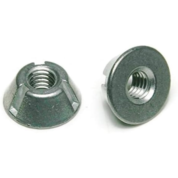 Tri- Tamper Proof T Security Nuts Zamak 5 Zinc 1/2"-13 Qty 10